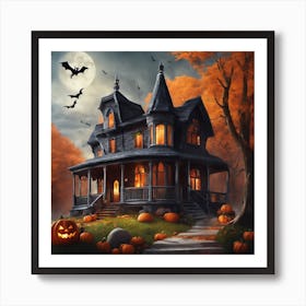 Haunted House 12 Art Print