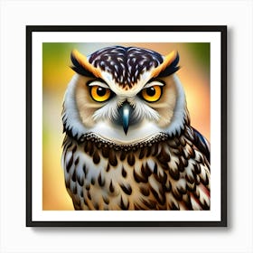 Owl 3 Art Print