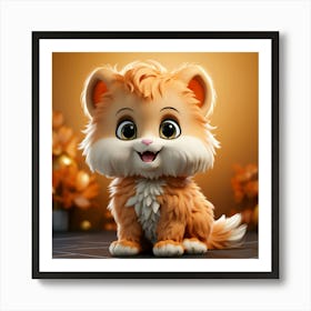 Cute Cat 28 Art Print