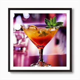 Cocktail In A Glass 1 Art Print