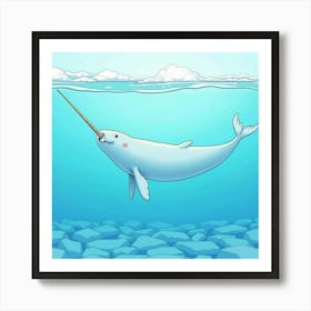 Narwhal Art Print