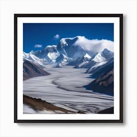 ICE GLACIER Art Print