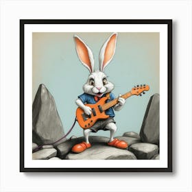 Bunny Rocker Poster