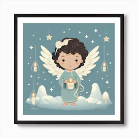 Christmas Angel 8 Art Print