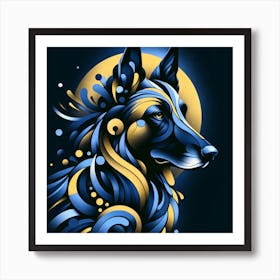 Belgian Malinois 03 1 Art Print