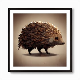 Hedgehog Art Print