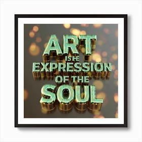 Is Her Expression Of The Soul Art Print
