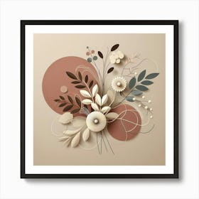 Paper Flowers Art Print