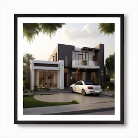 Leonardo Diffusion Xl A Modern Sudanese House Two Bedrooms A K 0 Art Print