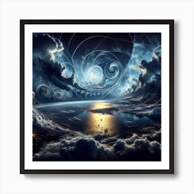 Universe In The Clouds Art Print