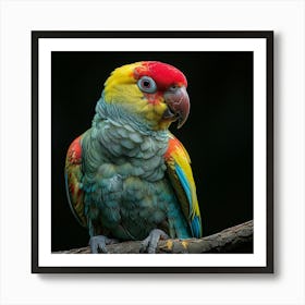 Colorful Parrot 31 Art Print