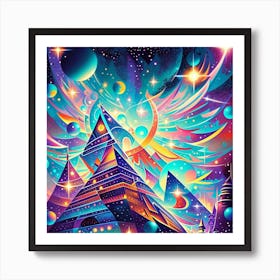 Psychedelic Painting 9 Art Print