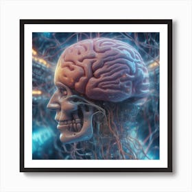 Brain Of The Future 6 Art Print