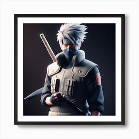 Kakashi Sensei Art Print