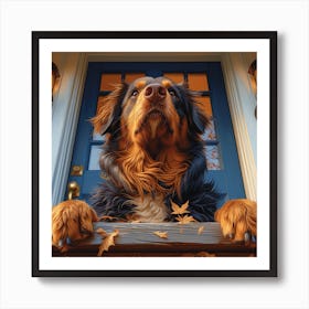 Bernese Mountain Dog Art Print