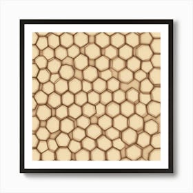 Beehive Pattern Art Print