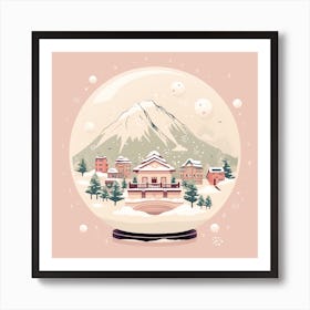 Hakone Japan Snowglobe Art Print