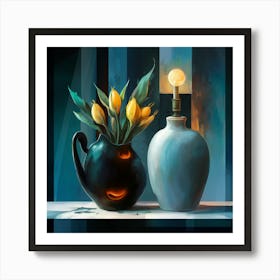 Tulips In A Vase 8 Art Print