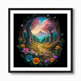 Forest Path 1 Art Print