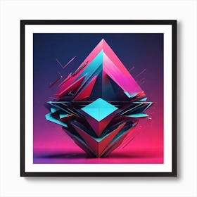 Abstract Geometric Art Art Print