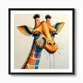 Giraffe 127 Art Print