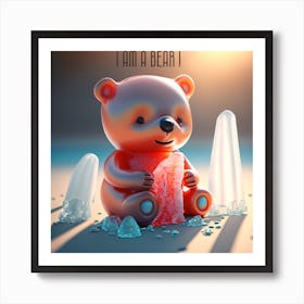 I am a bear Art Print