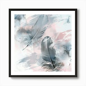 Feathers Canvas Print Art Print