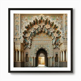 Entrance To The Palace Of Morocco51 Art Print