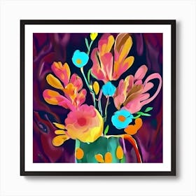 Flowers In A Vase 8 Art Print