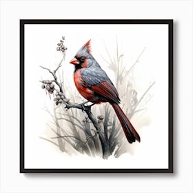 Cardinal Art Print