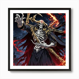 Skeleton 3 Art Print