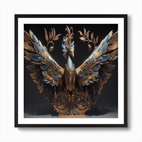 mythology of a phoenix 1 Art Print