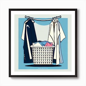 Laundry Basket 4 Art Print