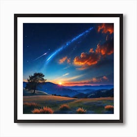 Sky At Night Art Print