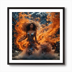 Fire Dance Art Print