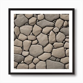 Stone Wall 104 Art Print