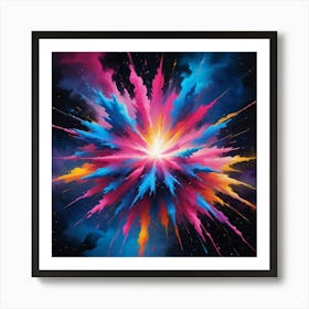 Color Explosion Art Print