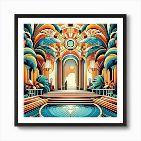 Deco Art 3 Art Print