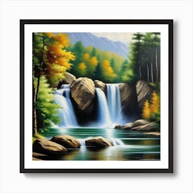 Waterfall 40 Art Print