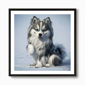 Husky Dog 2 Art Print