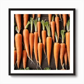 Carrots 30 Art Print