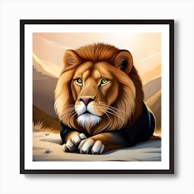Lioness Art Print