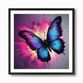 Butterfly Painting 323 Art Print