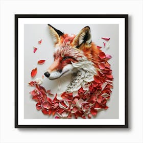 Foxy Flower Art Print