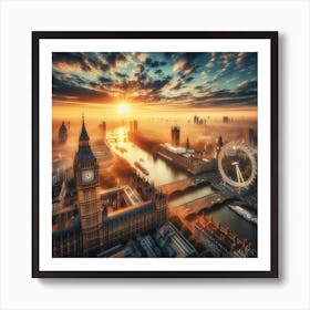 Big Ben At Sunrise Art Print