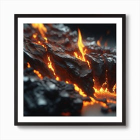 Fire Stock Videos & Royalty-Free Footage Art Print