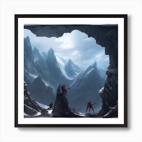 Ice Cave Art Print