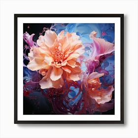 Xhl7071 Flower Art By Tom Levin Watercolor On Canvas In The Sty B034b575 9c6a 4d87 Bcec Db508b9f4e63 Art Print