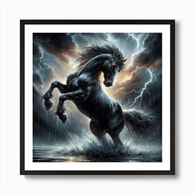 Lightning Horse 37 Art Print