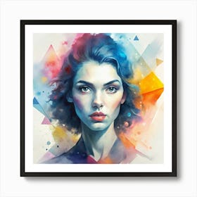 Portrait Of A Woman Art Print